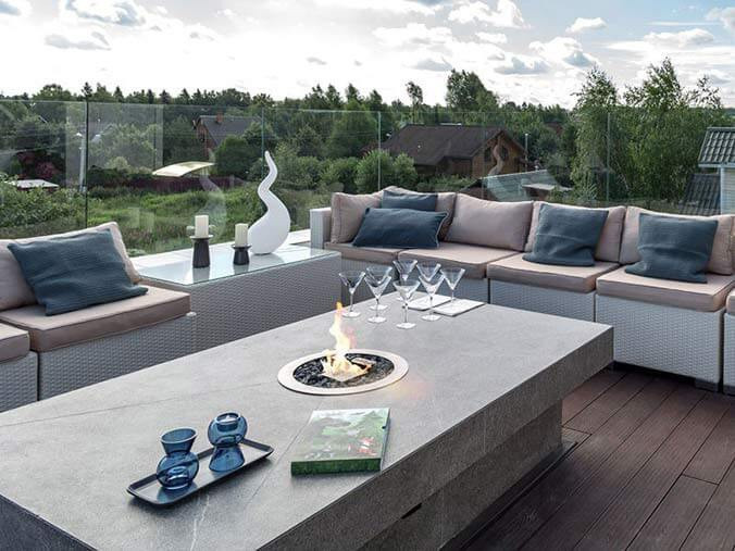 Outdoor Do-it-yourself fireplace