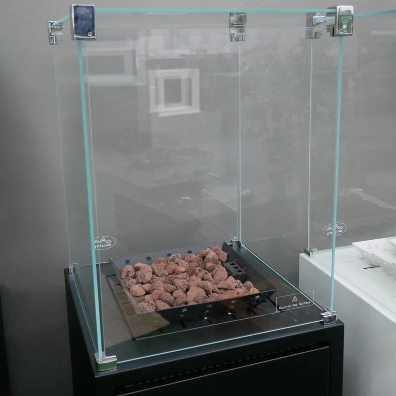 Tubo Di Vetro Per Riscaldatore Da Esterno Piramidale - 125x10 Cm, Con Guarnizione, Ricambio - Foto 10