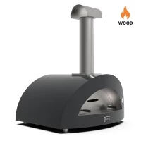 Alfa Forni - Moderno 5 Pizze Grigio - Forno per Pizza a Legna per Uso Esterno