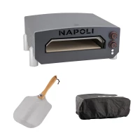 NAPOLI - Pacchetto per forno pizza: Forno pizza, pala e telo di protezione