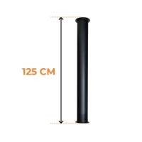 Tubo di montaggio ScandiFlames Toronto 125 cm