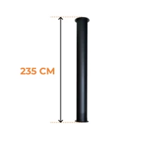 Tubo di montaggio ScandiFlames Toronto 195 cm