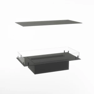 Foco Myst Four 800 - Camino ad isola a vapore acqueo elegante e moderno