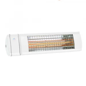 HEAT1 Eco High-line 1500W - Riscaldatore elettrico bianco da esterno per terrazze