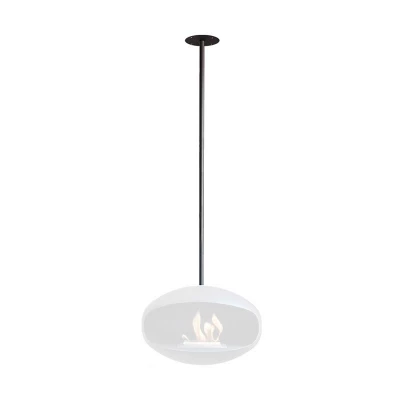Staffa a soffitto e asta per biocamini Cocoon Fires