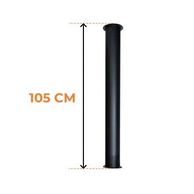 Tubo di montaggio ScandiFlames Toronto 105 cm