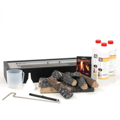 ScandiFlames - Kit di partenza per camino a bioetanolo - 65 cm