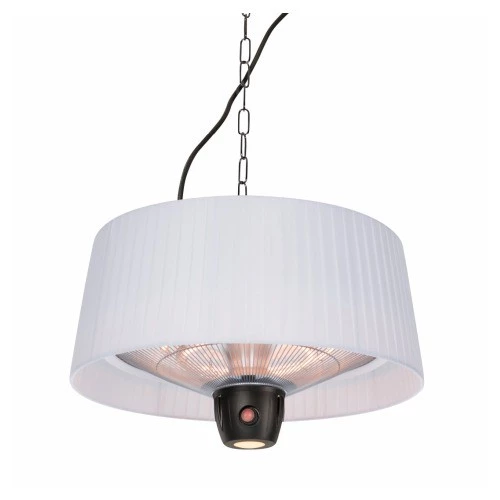 Riscaldatore da patio Artix sospeso bianco da 1500 watt