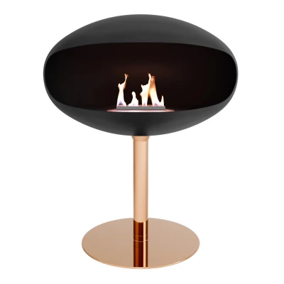 Pedestal Nero + Base in Rame
