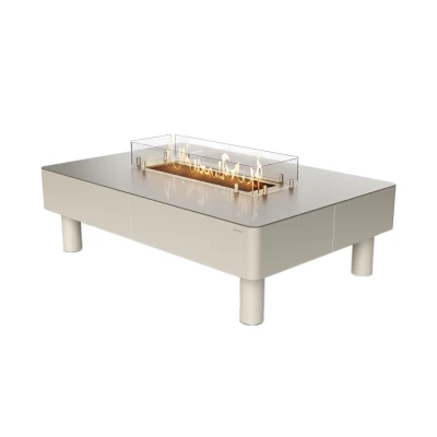 Fika - Braciere da tavolo per esterni con design moderno e potenza di 10 kW