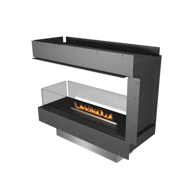 Forma Room Divider Prime Fire - Camino a bioetanolo da incasso di Planika Fires