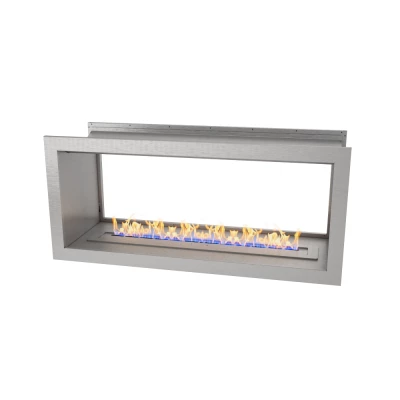 Biocamino  Slimline FBDS1100 in acciaio inox di Icon Fires