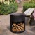 Canna fumaria trasportabile con grill