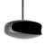Camino a soffitto nero UFO-50 Hein & Haugaard artigianale