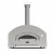 Alfa Forni | Futuro 4 Pizze Nero/Acciaio - Forno per Pizza Ibrido per Combustione a Gas e a Legna