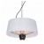 Riscaldatore da patio Artix sospeso bianco da 1500 watt