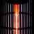 Riscaldatore Eco High-line HEAT1 per sottotavolo nero da 1200W