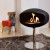 Biocamino Cocoon Pedestal in nero