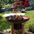 Focolare Woody in acciaio corten