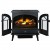 Caminetto ad acqua Stockbridge nero