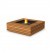 Base 40 di EcoSmart - Biocamino con tavolo disponibile in Teak, Bianco, Grigio e Nero