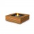 Base 40 di EcoSmart - Biocamino con tavolo disponibile in Teak, Bianco, Grigio e Nero