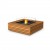 Base 40 di EcoSmart - Biocamino con tavolo disponibile in Teak, Bianco, Grigio e Nero