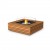 Base 40 di EcoSmart - Biocamino con tavolo disponibile in Teak, Bianco, Grigio e Nero