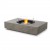 Martini 50 - Tavolo con biocamino EcoSmart in teak, bianco, grigio o nero