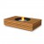 Martini 50 - Tavolo con biocamino EcoSmart in teak, bianco, grigio o nero