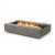 Cosmo 50 - tavolo con caminetto a bioetanolo EcoSmart, disponibile in Teak, Bianco, Nero e Grigio