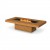 Gin 90 Chat - Tavolo con biocamino integrato EcoSmart in Teak, Bianco, Grigio o Nero