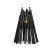 Stix 8 biocamino da esterno nero di EcoSmart con design moderno