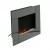 Camino elettrico a parete Bute con specchio - ScandiFlames Electric