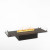 Bruciatore a vapore Foco Myst Free 1000 nero con base da incasso