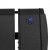 Riscaldatore Eco High-line 1500W in antracite montato a parete per terrazze