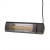 Riscaldatore Eco High-line 1500W in antracite montato a parete per terrazze
