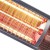 Riscaldatore da esterni a parete HORTUS 1500W - Argento