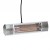 Riscaldatore da esterni a parete HORTUS 1500W - Argento