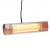 Riscaldatore da esterni a parete HORTUS 1500W - Argento