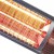 Riscaldatore da esterni a parete 500-1000-1500 W
