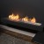 Bruciatore Slimline 1100 di Icon Fires in acciaio inossidabile