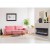 Camino elettrico Isle a 3 lati con design nero moderno