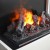 Caminetto Kästner a libera installazione con fiamme a vapore acqueo Opti-Myst