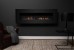 Nero 1450 - Biocamino da parete nero di Icon Fires, design moderno