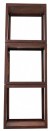 Contenitore per legna in acciaio corten - 50 cm