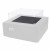 Coperchio per caminetto a gas Kawasaki in grigio scuro e nero, dimensioni 60,5 x 60,5 cm