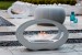 Biocamino da tavolo Oval in bianco o nero, design moderno