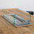 Staalramme med glas til 600 mm braender