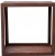 Contenitore per legna in acciaio corten - 50 cm